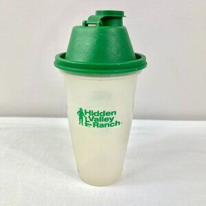 Vintage Hidden Valley Ranch Dressing Shaker With Wheel And Lid 16oz